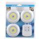 Набор из трёх LED Ламп BAILONG BL-1012 с Пультом и Таймером Отключения Два Режима Яркости ws69139 фото 2