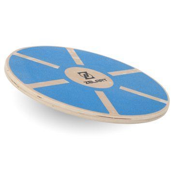 Диск балансировочный балансборд деревянный WOOD BALANCE BOARD Zelart FI-9666 39x7,5см синий FI-9666 фото
