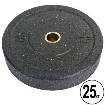 Бамперные диски из структурной резины Bumper Plates RAGGY Record TA-5126-25 51мм 25кг черный черный TA-5126-25 фото