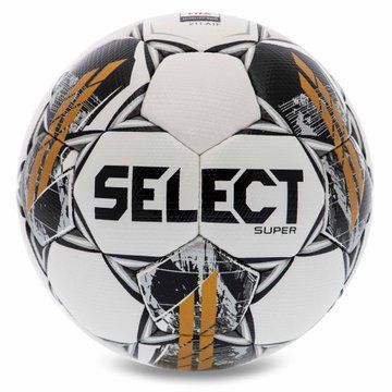 Мяч футбольный SELECT SUPER FIFA QUALITY PRO V23 SUPER-FIFA-WGR №5 белый-серый SUPER-FIFA-WGR фото