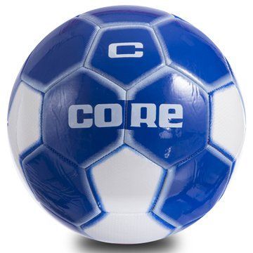 М'яч футбольний CORE ATROX CRM-053 №5 PVC білий-синій CRM-053 фото