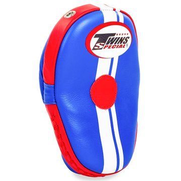 Лапа боксерская изогнутая тренировочная кожа TWINS PML14 27x20x10см 1штука цвета в ассортименте Левая PML14 фото