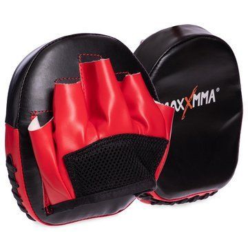 Мини-лапа боксерская изогнутая тренировочная PU MAXXMMA MP04 15x15x4см 2штуки цвета в ассортименте MP04 фото