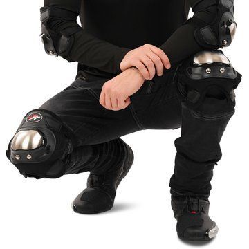 Комплект мотозахисту наколінники та налокітники PRO-BIKER M-9334 чорний-жовтий M-9334 фото