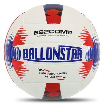 Мяч волейбольный BALLONSTAR LG-2089 №5 PU белый-синий-красный LG-2089 фото