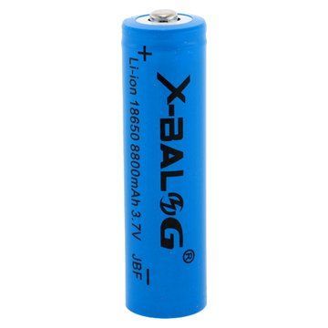 Акумуляторна батарея 18650 X-BALOG 18650-B 3.7V, 4.2V 9.6wh 8800 1шт 18650-B фото