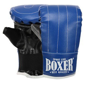 Снарядные перчатки-блинчики для бокса искусственная кожа BOXER 2015 размер L цвета в ассортименте L 2015 фото