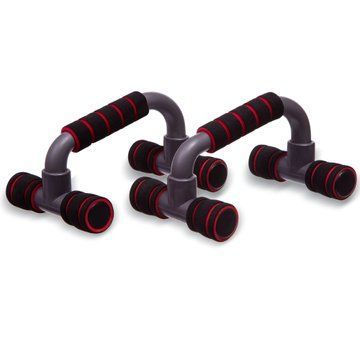 Упоры для отжиманий 2штуки SP-Sport FI-1777 PUSH-UP BAR 12x23см серый-красный FI-1777 фото