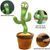 Танцующий кактус поющий 120 песен с подсветкой Dancing Cactus TikTok игрушка Повторюшка кактус ws24354 фото