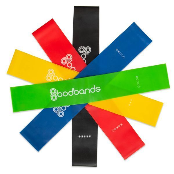 Набір резинок для вправ стрічки опору LOOP BANDS Bodbands FI-6318 5шт кольори в асортименті FI-6318 фото