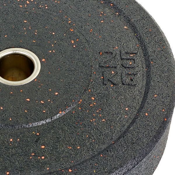 Бамперные диски из структурной резины Bumper Plates RAGGY Record TA-5126-25 51мм 25кг черный черный TA-5126-25 фото