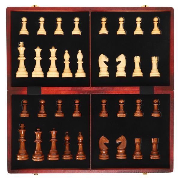 Шахматы настольная игра деревянные Xinliye W5208 размер 53x53х4 см W5208 фото