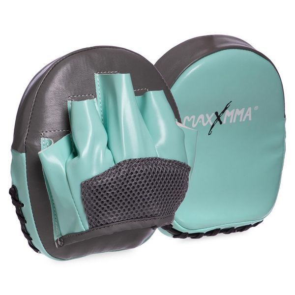 Мини-лапа боксерская изогнутая тренировочная PU MAXXMMA MP04 15x15x4см 2штуки цвета в ассортименте MP04 фото