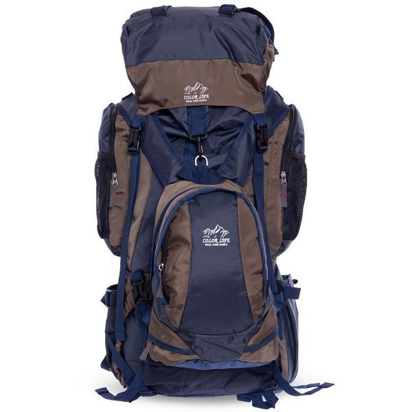 Рюкзак туристический 2в1 COLOR LIFE 159 90+10л цвета в ассортименте 159 фото