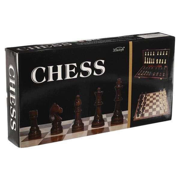 Шахматы настольная игра деревянные Xinliye W5208 размер 53x53х4 см W5208 фото