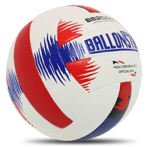 Мяч волейбольный BALLONSTAR LG-2089 №5 PU белый-синий-красный LG-2089 фото