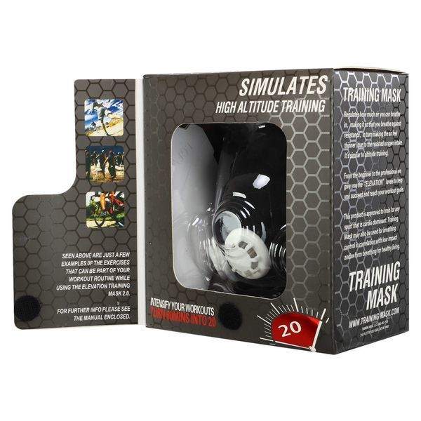 Маска тренировочная дыхательная для кроссфита Training Mask SP-Sport FI-6214 черный FI-6214 фото