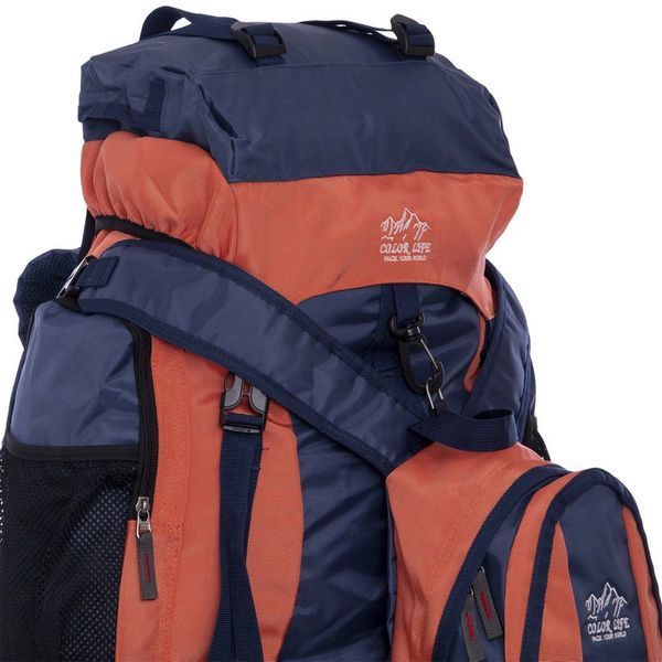 Рюкзак туристический 2в1 COLOR LIFE 159 90+10л цвета в ассортименте 159 фото