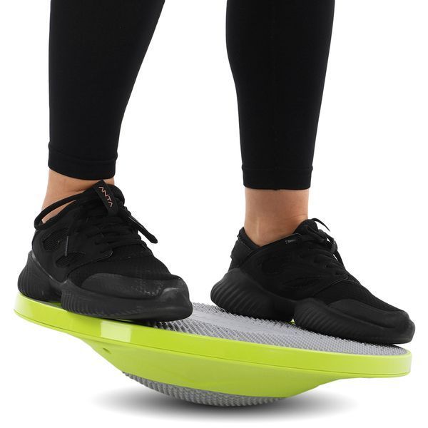 Диск балансировочный балансборд BALANCE BOARD Zelart FI-9664 42х9см салатовый-серый FI-9664 фото
