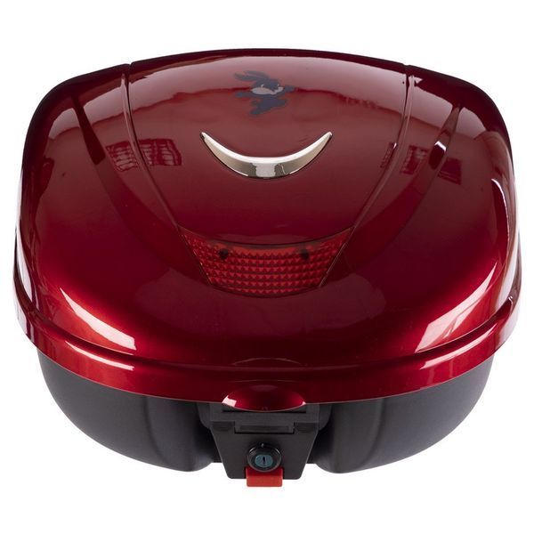 Кофр центральный задний для мотоцикла пластиковый Top Case BUOTAI ZH-996 1шт 40x28x41см черный-красный ZH-996 фото