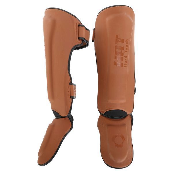 Защита голени и стопы Муай Тай, ММА, Кикбоксинг кожаная HARD TOUCH BO-4229 S-XL цвета в ассортименте S BO-4229 фото