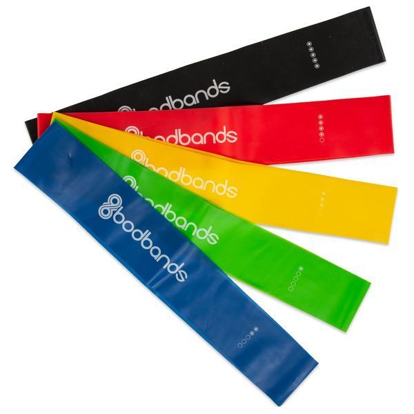 Набір резинок для вправ стрічки опору LOOP BANDS Bodbands FI-6318 5шт кольори в асортименті FI-6318 фото
