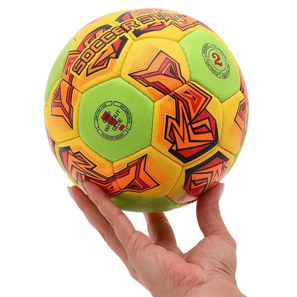 Мяч гандбольный SOCCER STAR HB-4531-2 размер 2 желтый-салатовый HB-4531-2 фото