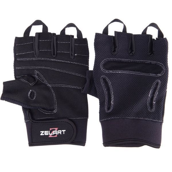 Перчатки для фитнеса и тяжелой атлетики Zelart SB-161577 S-XXL черный M SB-161577 фото
