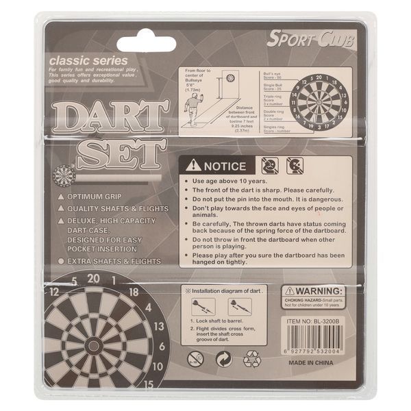 Дротики для игры в дартс цилиндрические Baili BL-3200 20гр 3шт BL-3200 фото