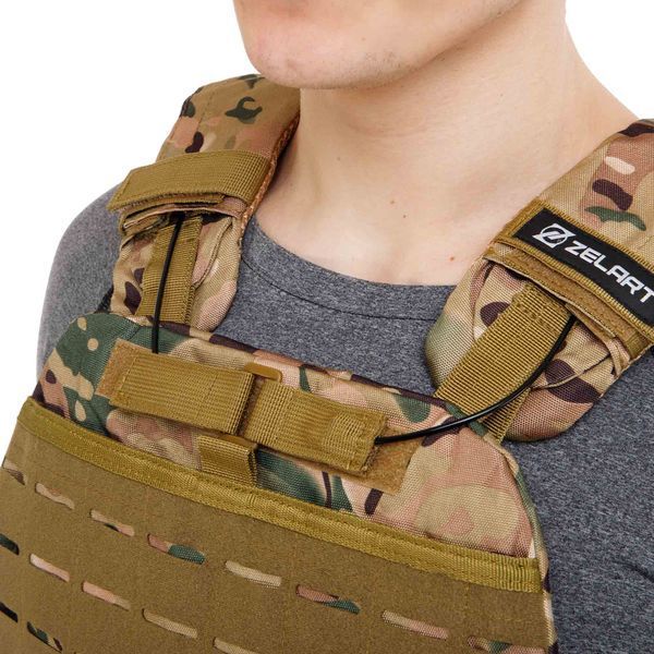 Плитоноска жилет тактический с системой быстрого сброса TACTICAL VEST Zelart TA-0900 10кг цвета в ассортименте TA-0900 фото