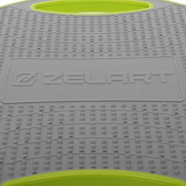 Диск балансировочный балансборд BALANCE BOARD Zelart FI-9664 42х9см салатовый-серый FI-9664 фото