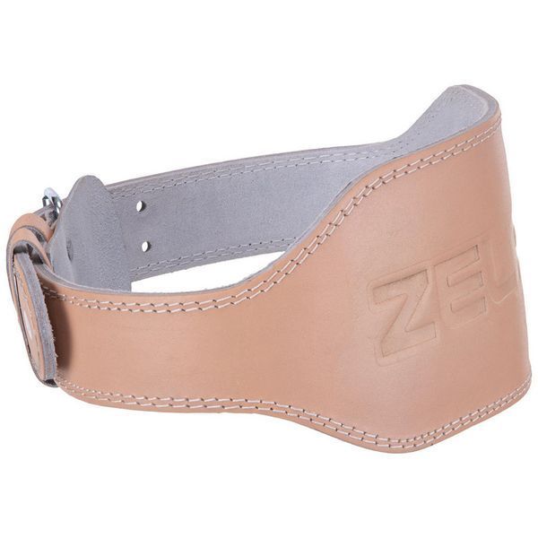 Пояс атлетический кожаный Zelart SB-165101 спинка-15см размер-XS-XXL бежевый SB-165101 фото