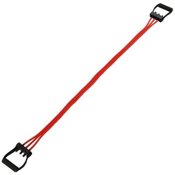 Эспандер трубчатый с ручками с дверным фиксатором SP-Sport Resistance Band 8021-30-170 30LB d-12мм l-170см красный 8021-30-170 фото