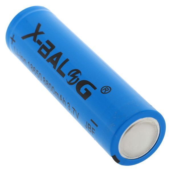 Акумуляторна батарея 18650 X-BALOG 18650-B 3.7V, 4.2V 9.6wh 8800 1шт 18650-B фото