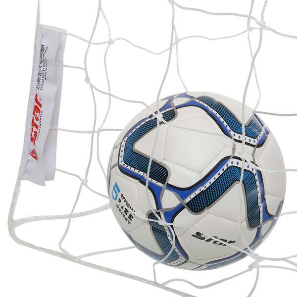 Сетка на ворота футбольные в комплекте из 2 штук STAR SN250H 5,7x2,15x1,5х1,88м 2шт белый SN250H фото