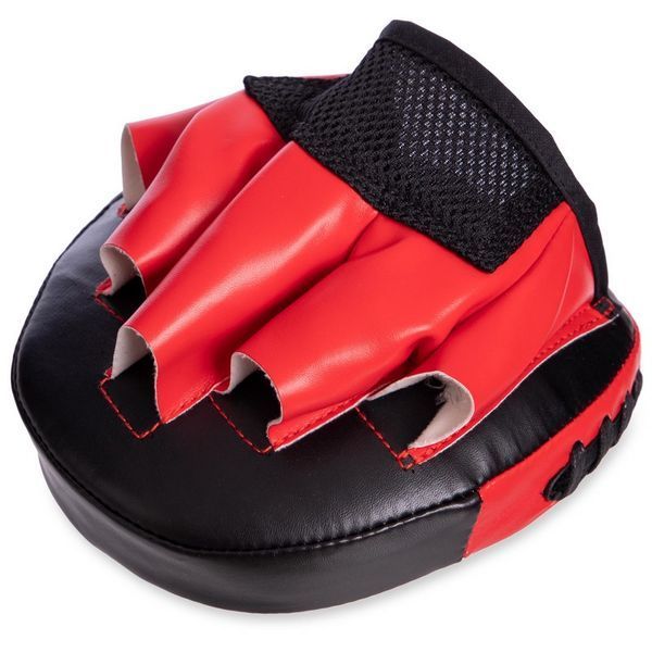 Мини-лапа боксерская изогнутая тренировочная PU MAXXMMA MP04 15x15x4см 2штуки цвета в ассортименте MP04 фото