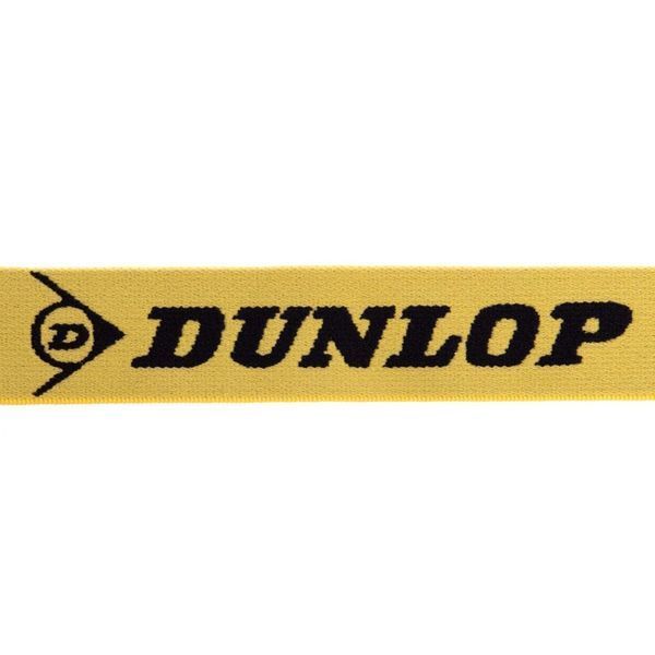 Шнурок ремешок лента для ключей телефона бейджа на шею с логотипом DUNLOP M-4559-25 50см желтый-черный M-4559-25 фото