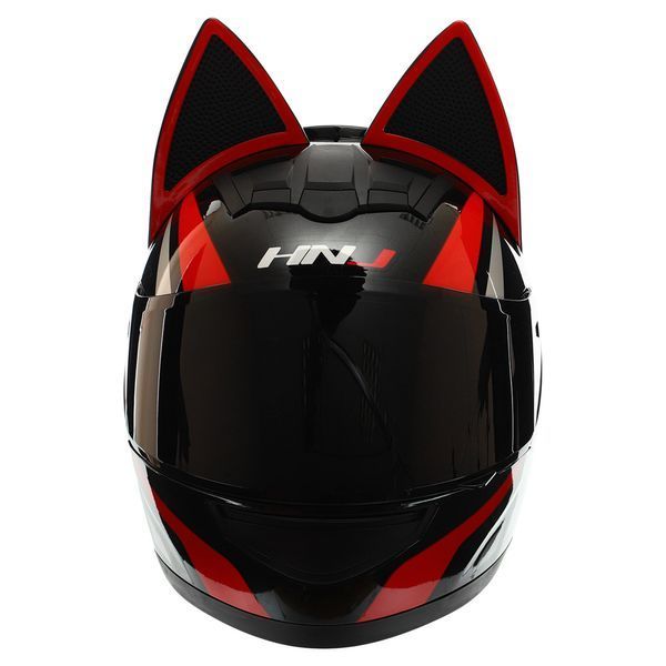 Мотошлем интеграл (full face) Мото Кото с ушками NITRINOS NEKO HNJ M-9412 M-XL цвета в ассортименте XL (60-62) M-9412 фото