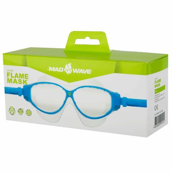 Очки-маска для плавания юниорские MadWave FLAME MASK JUNIOR M046103 цвета в ассортименте M046103 фото