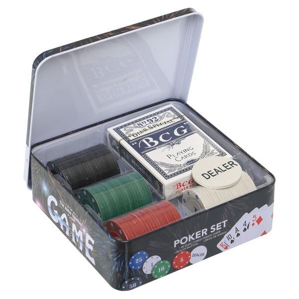 Набор для покера в металлической коробке Professional Poker chips SP-Sport IG-8655 80 фишек IG-8655 фото