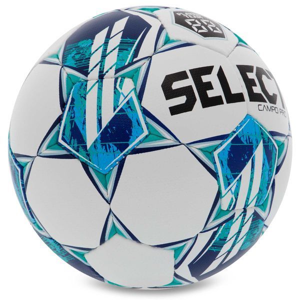 М'яч футбольний SELECT CAMPO PRO V23 CAMPO-PRO-4WGR №4 білий-зелений CAMPO-PRO-4WGR фото