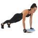 Диск балансировочный балансборд деревянный WOOD BALANCE BOARD Zelart FI-9666 39x7,5см синий FI-9666 фото 10