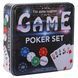 Набор для покера в металлической коробке Professional Poker chips SP-Sport IG-8655 80 фишек IG-8655 фото 1