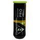 М'ячі для падел тенісу DUNLOP PRO PADEL DL601384 3шт салатовий DL601384 фото 6
