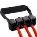 Эспандер трубчатый с ручками с дверным фиксатором SP-Sport Resistance Band 8021-30-170 30LB d-12мм l-170см красный 8021-30-170 фото 7