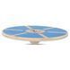 Диск балансировочный балансборд деревянный WOOD BALANCE BOARD Zelart FI-9666 39x7,5см синий FI-9666 фото 4