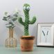 Танцующий кактус поющий 120 песен с подсветкой Dancing Cactus TikTok игрушка Повторюшка кактус ws24354 фото 25