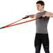 Эспандер трубчатый с ручками с дверным фиксатором SP-Sport Resistance Band 8021-30-170 30LB d-12мм l-170см красный 8021-30-170 фото 10