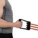Эспандер трубчатый с ручками с дверным фиксатором SP-Sport Resistance Band 8021-30-170 30LB d-12мм l-170см красный 8021-30-170 фото 12