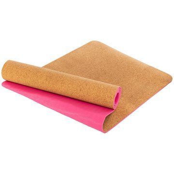 Коврик для йоги Пробковый каучуковый двухслойный Yoga mat SP-Sport FI-2433 183x61x0,6см цвета в ассортименте FI-2433 фото